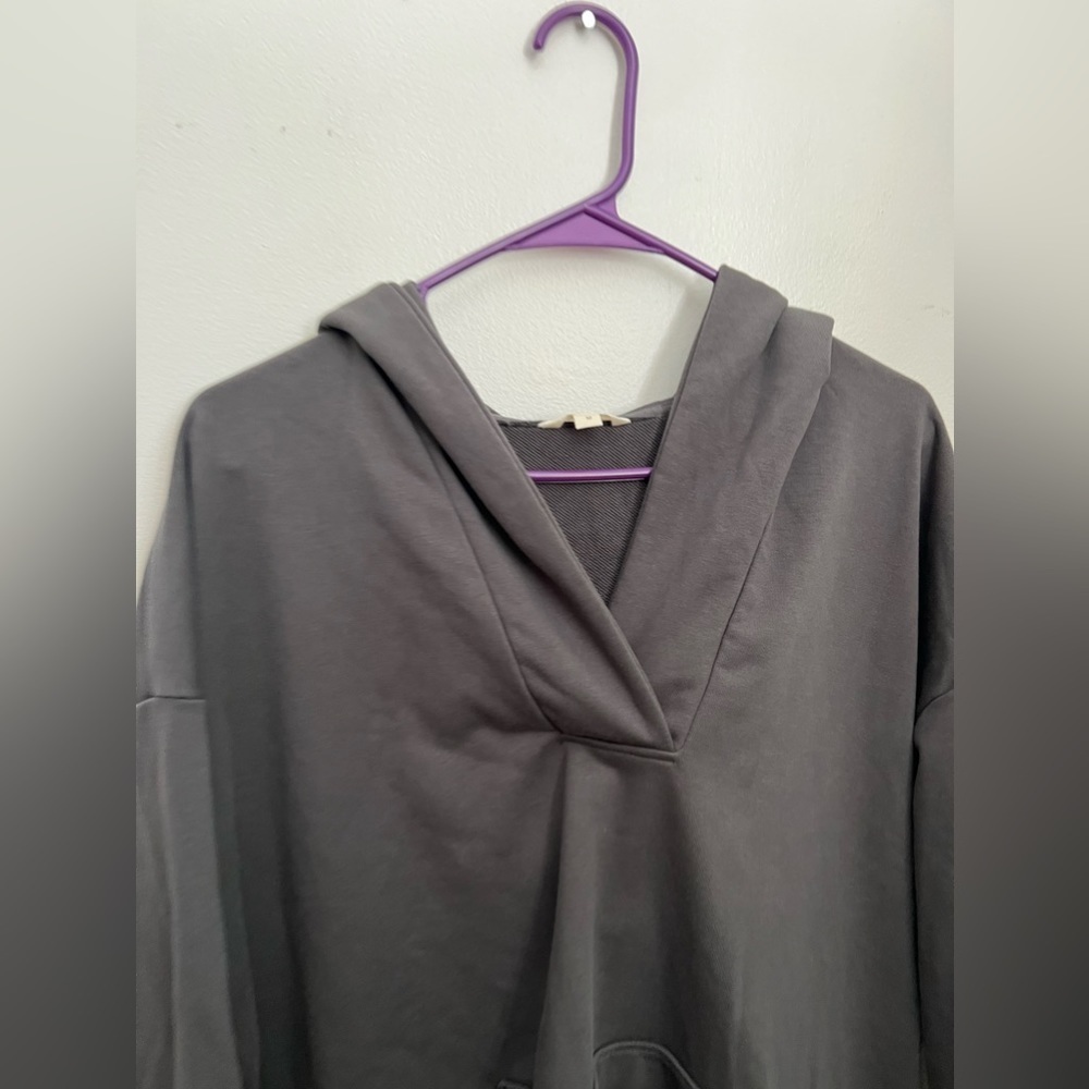 Nap Baggy Tunic Hoodie Medium Charcoal Grey — image 4 of 7